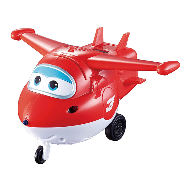 Фигурки персонажей - Интерактивная игрушка Super Wings Jett с карточками (YW710410)#2