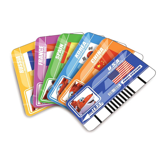 Фигурки персонажей - Интерактивная игрушка Super Wings Jett с карточками (YW710410)#3