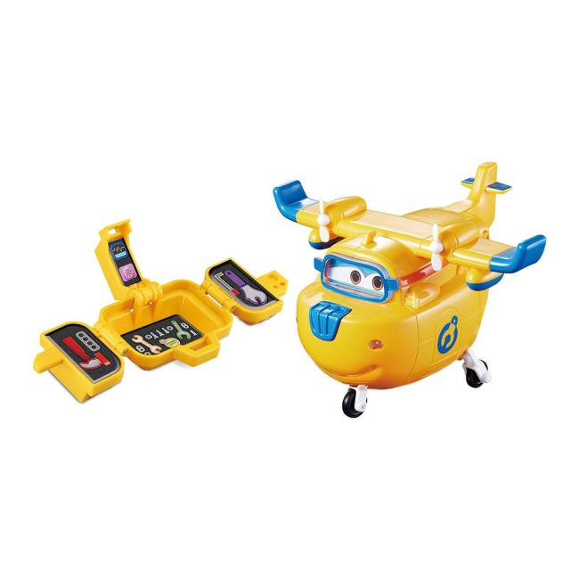 Фігурки персонажів - Набір Super Wings Донні із валізкою світло звук (YW710420)#2