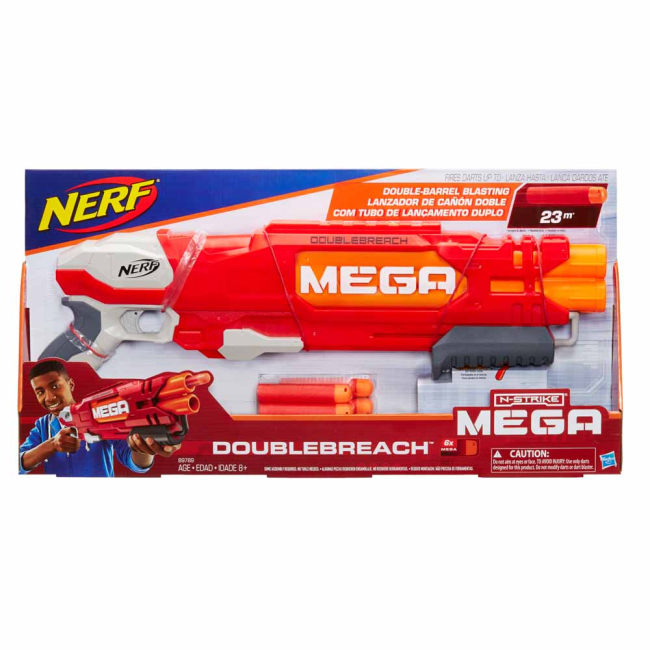 Помповое оружие - Бластер игрушечный Nerf Мега ДаблБритч  (B9789)#2