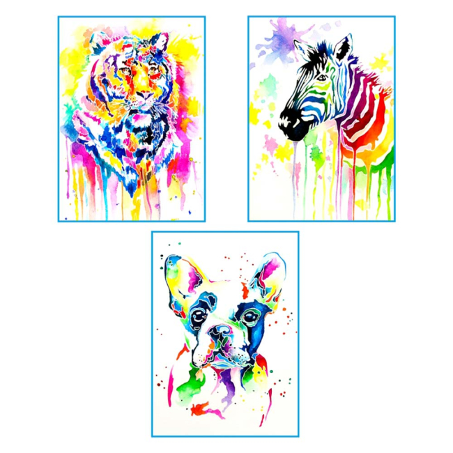 Товары для рисования - Набор техники для акварельной живописи Animals Rosa (N0003103 )#2