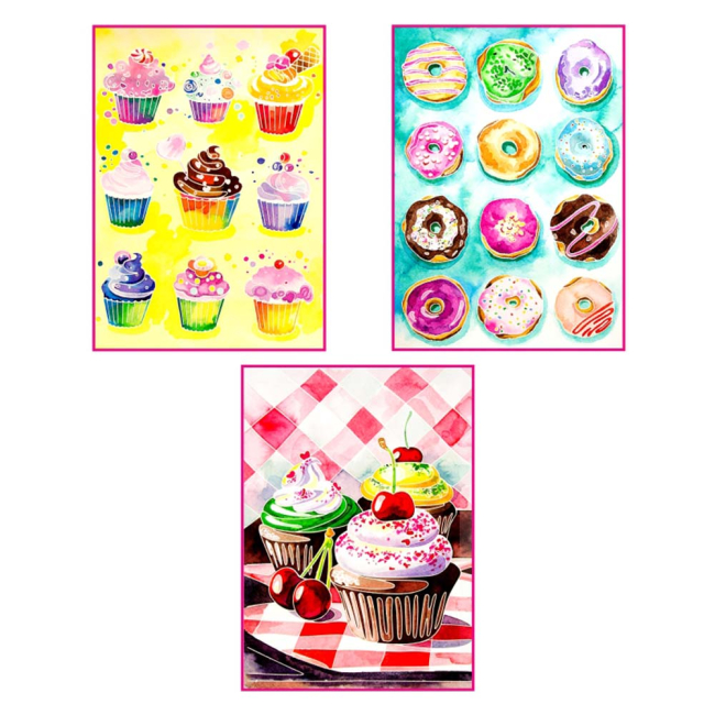 Товары для рисования - Набор техники для акварельной живописи Cakes Rosa (N0003101 )#2