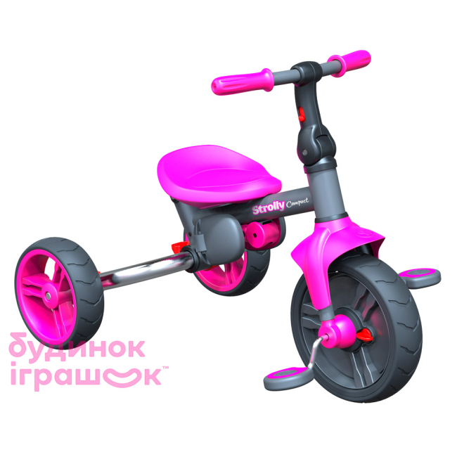 Велосипеды - Велосипед Y Strolly Compact розовый (100899)#2