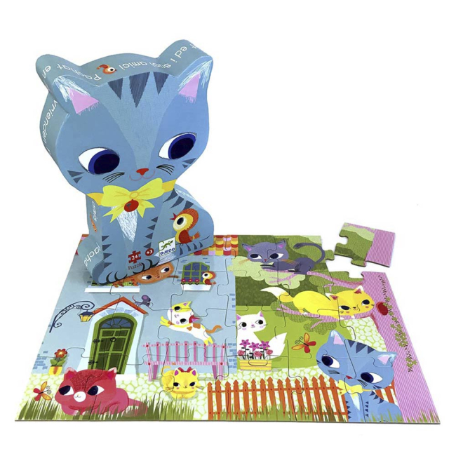 Пазли - Пазл Кошеня Пашат і його друзі DJECO 24 елементи (DJ07207)#3