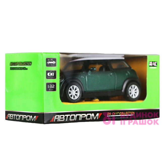 Транспорт и спецтехника - Машинка мателлическая Mini Cooper Автопром 1:32 (7712)#2