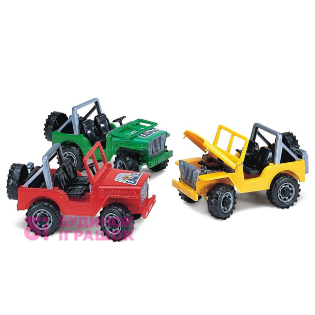 Транспорт и спецтехника - Игрушка мини джип красный BRUDER (02540 / 02540-1) (02540/02540-1)#2