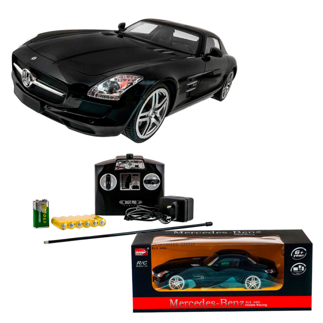 Радиоуправляемые модели - Автомодель MZ Mercedes-Benz SLS черная на радиоуправлении 1:14 (2024/2024-12024/2024-1)#3