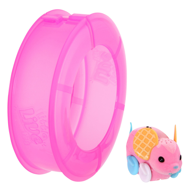 Фігурки тварин - Інтерактивна іграшка Little Live Pets Мишеня Вафелька із колесом (28194)#3