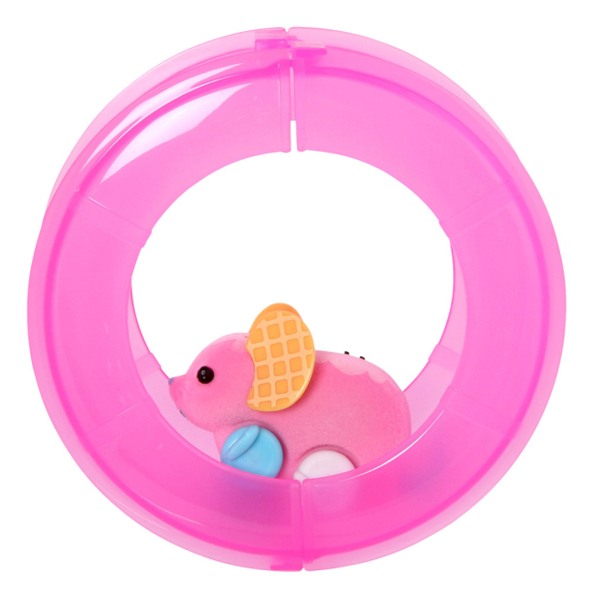 Фігурки тварин - Інтерактивна іграшка Little Live Pets Мишеня Вафелька із колесом (28194)#4