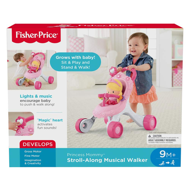 Ходунки - Тележка-ходунки Маленькая принцесса Fisher-Price (CGN65)#2