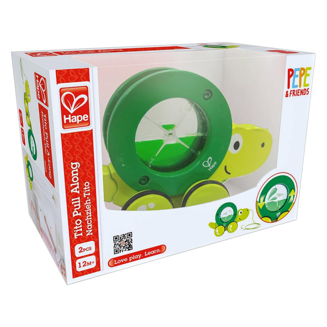 Машинки для малюків - Каталка Hape Черепаха (E0354)#2