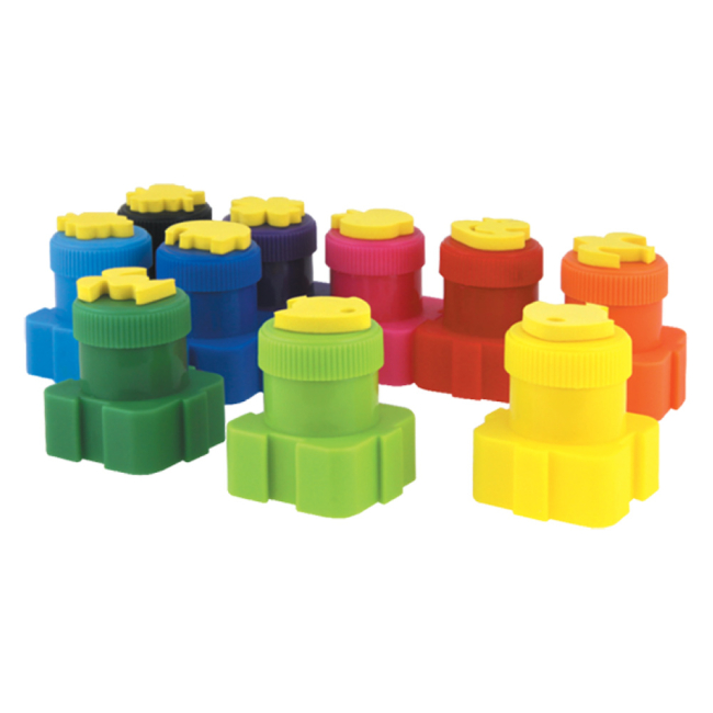 Канцтовары - Краски пальчиковые Colorino со штампом 10 цветов (18395PTR/1)#2