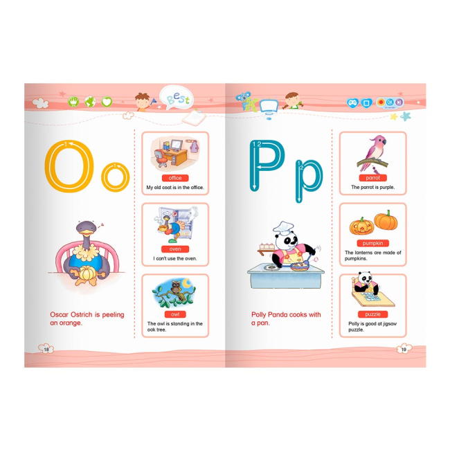 Обучающие игрушки - Набор Интерактивная ручка и книжка 200 первых слов Smart Koala (SKS001BW)#3