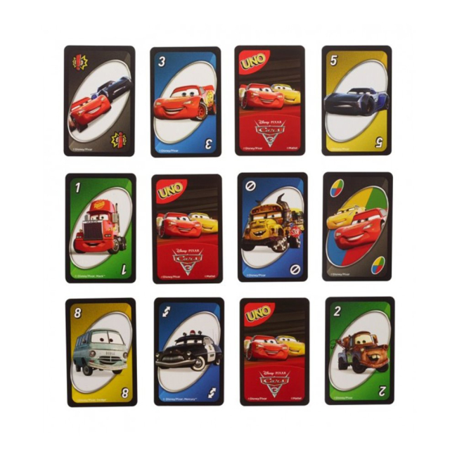 Настольные игры - Настольная игра UNO Тачки 3 Mattel Games (FDJ15)#3