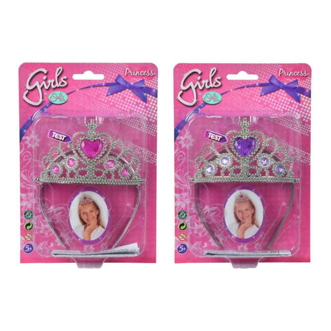 Бижутерия и аксессуары - Тиара со световым эффектом Simba 2 вида розовая и фиолетовая (556 0037) (5560037)#2