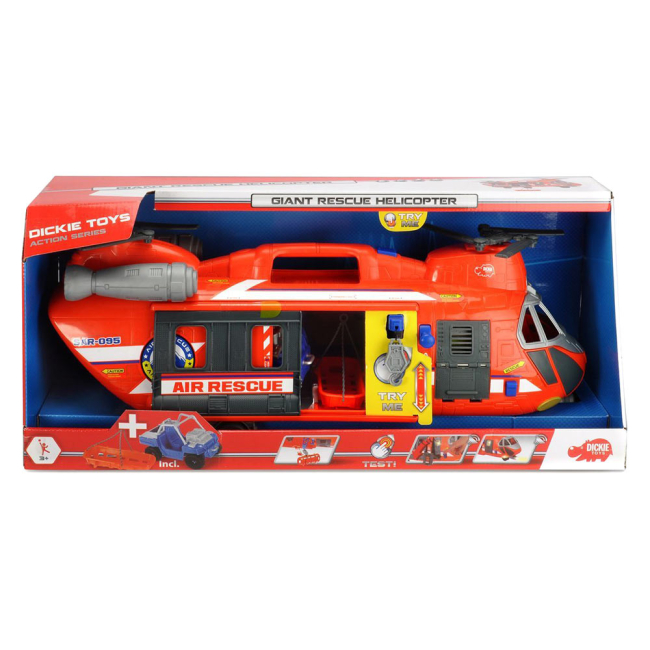 Транспорт и спецтехника - Игрушечный вертолет Dickie Toys со звуковыми и световым эффектами (3309000)#2
