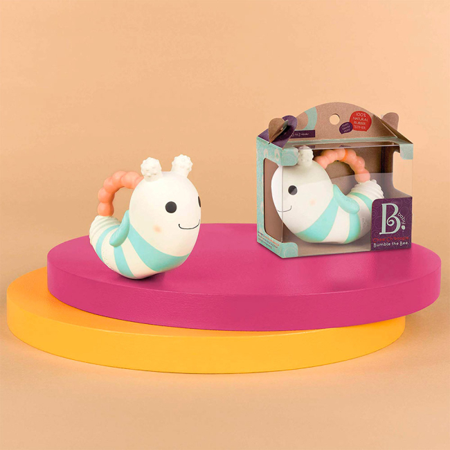 Брязкальця, прорізувачі - Прорізувач Battat Бджілка Зізі (BX1456Z)#2