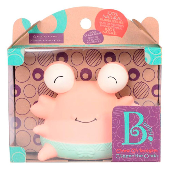 Погремушки, прорезыватели - Прорезыватель Battat Крабик Клип (BX1559Z)#2