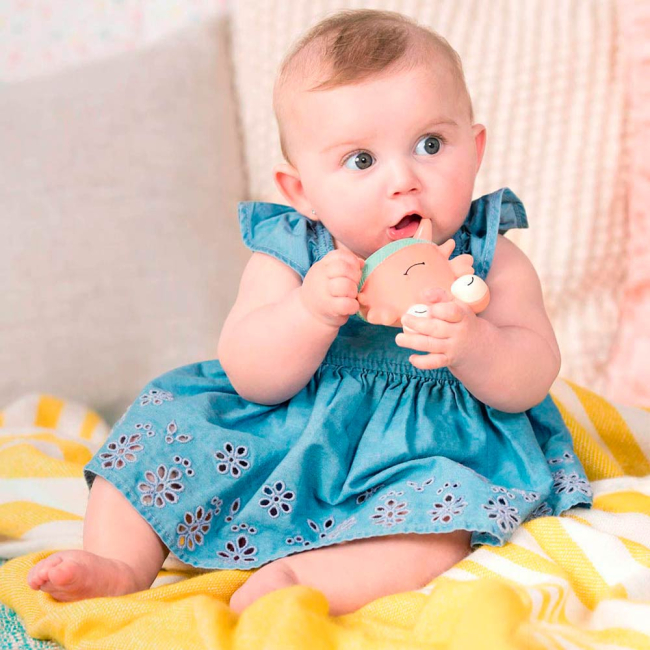 Погремушки, прорезыватели - Прорезыватель Battat Крабик Клип (BX1559Z)#3