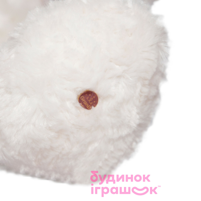 Мягкие животные - Мягкая игрушка Grand Медведь белый с бантом 33 см (3301GMU)#4
