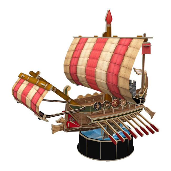 3D-пазлы - Трехмерная головоломка-конструктор Римский боевой корабль CubicFun (T4032h)#2