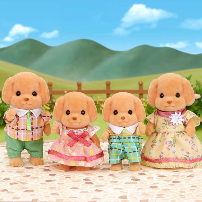 Фигурки животных - Игровой набор Семья Карликовых пуделей Sylvanian Families (5259)#3