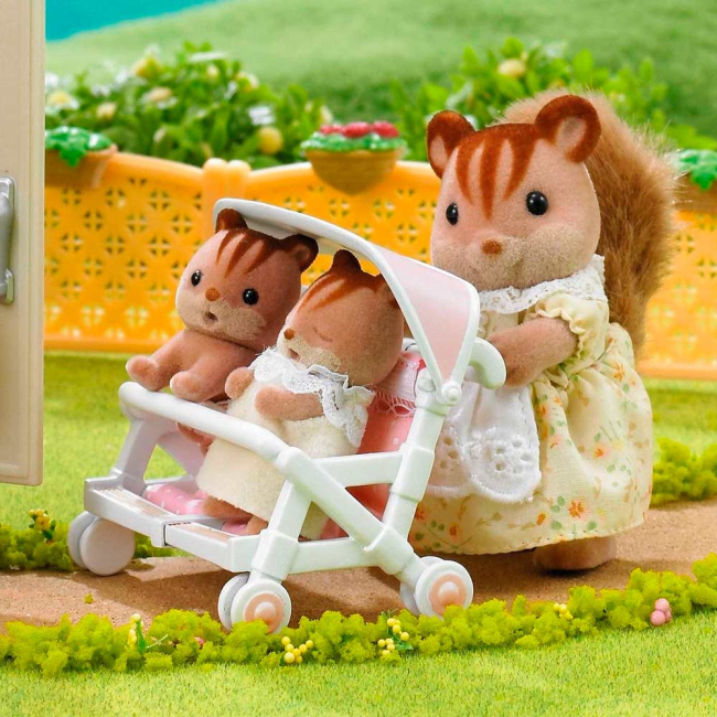 Аксессуары для фигурок - Игровой набор Детская коляска для двойни Sylvanian Families (4533)#3