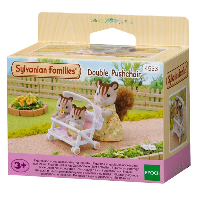 Аксессуары для фигурок - Игровой набор Детская коляска для двойни Sylvanian Families (4533)#4