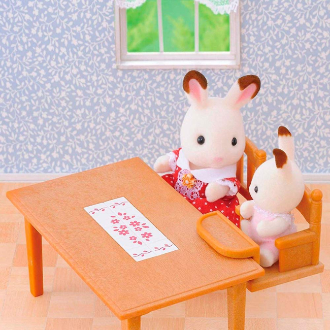 Фігурки тварин - Ігровий набір Обідній стіл і стільці Sylvanian Families (4506)#3