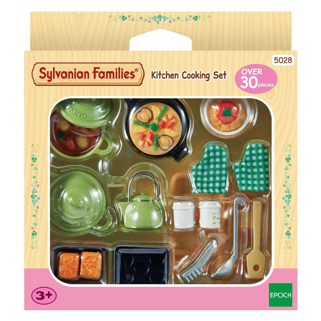 Аксесуари для фігурок - Ігровий набір аксесуарів Великий обід Sylvanian Families (5028)#2