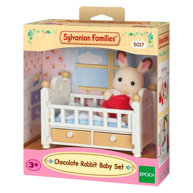 Фигурки животных - Игровой набор Шоколадный кролик в кроватке Sylvanian Families (5017)#2