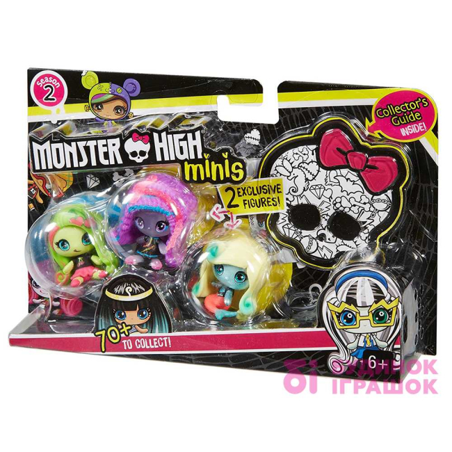 Куклы - Игровой набор из 3-х мини-монстров Monster High pack №2 (DVF41/DXD50)#3