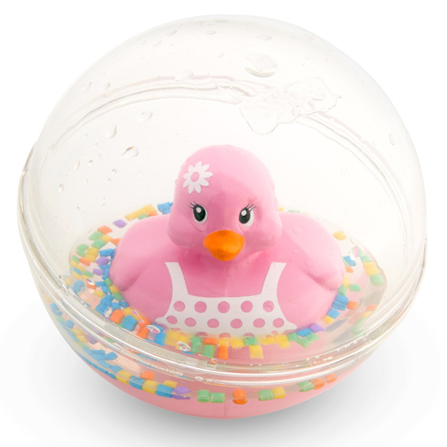 Игрушки для ванны - Игрушка для ванны Fisher-Price Утенок в шаре розовый (DVH21/DRD82)#3