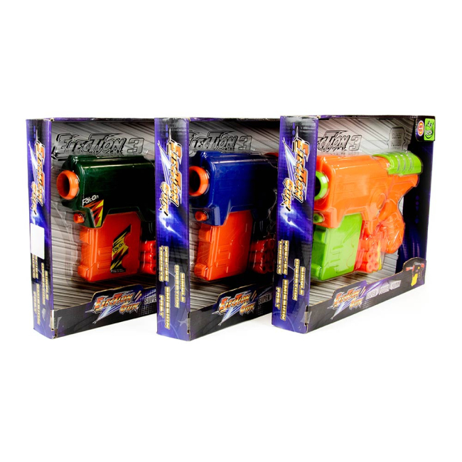 Помповое оружие - Игровой набор DEEX Пистолет и 12 мягких шариков в ассортименте (DSS11008)#5