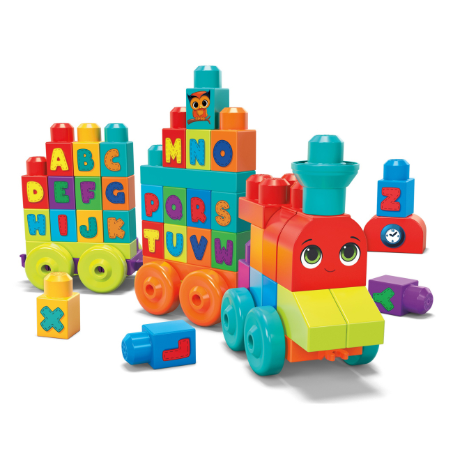 Блочные конструкторы - Конструктор Mega Bloks Поезд с буквами (DXH35)#2