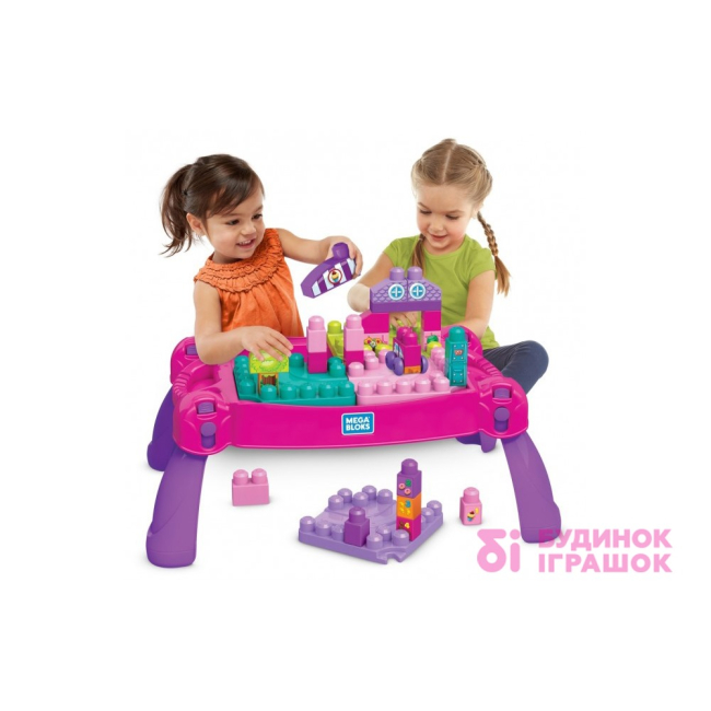 Блочные конструкторы - Конструктор Развивающий столик принцессы Mega Bloks обновленный (FFG22)#3