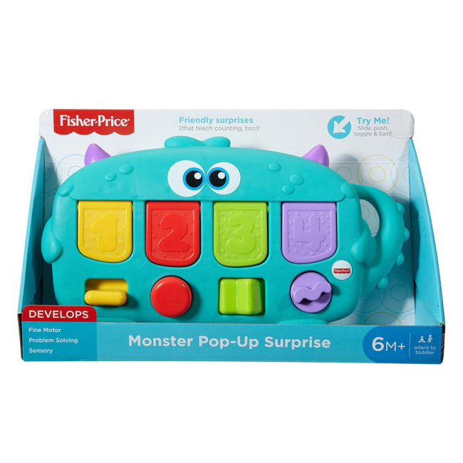 Развивающие игрушки - Музыкальная игрушка Fisher-Price Пианино-монстрик (DYM89)#2