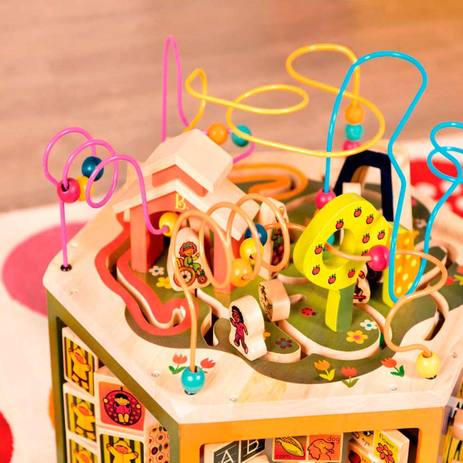 Розвивальні іграшки - Розвивальний мега-центр Battat Знайкін дерев'яний (BX1105FZ)#3