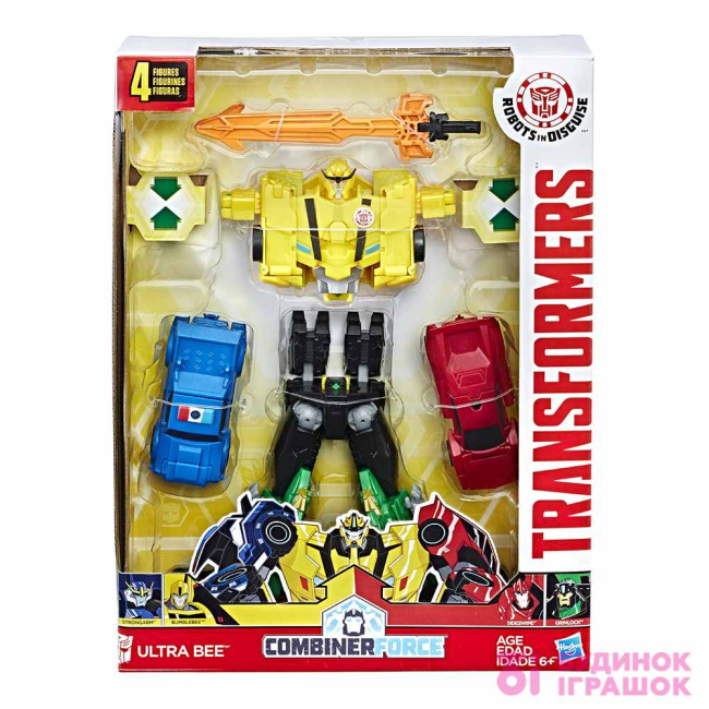Трансформеры - Игровой набор Роботы под прикрытием Ультра Би Team Combiner Hasbro transformers (C0624/C0626)#4