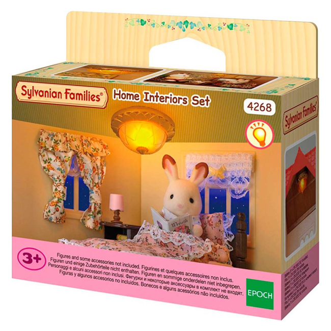 Аксессуары для фигурок - Игровой набор Зависы и лампа со светом Sylvanian Families (4268)#2