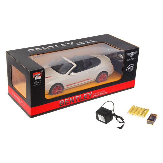 Радиоуправляемые модели - Автомодель MZ Bentley GT supersport на радиоуправлении 1:14 белая (2049/2049-2)#3