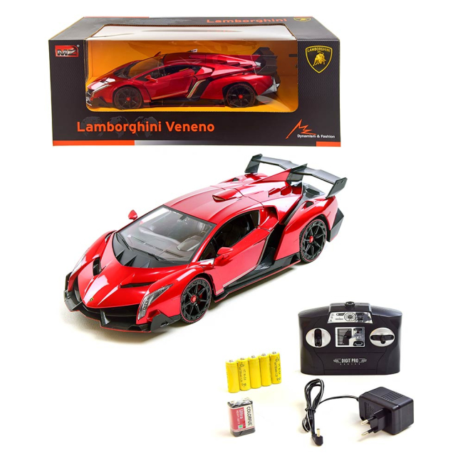 Радиоуправляемые модели - Автомодель MZ Lamborghini Veneno на радиоуправлении 1:14 красная (2289J/2289J-1)#3