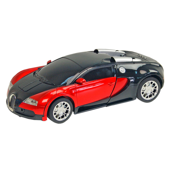 Трансформеры - Машинка-трансформер MZ Bugatti на радиоуправлении 1:22 красная (2331X/2331X-1)#2