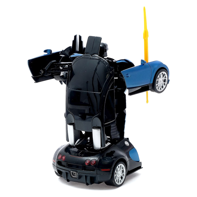 Радиоуправляемые модели - Машинка-трансформер MZ Bugatti на радиоуправлении 1:22 синяя (2331X/2331X-2)#3