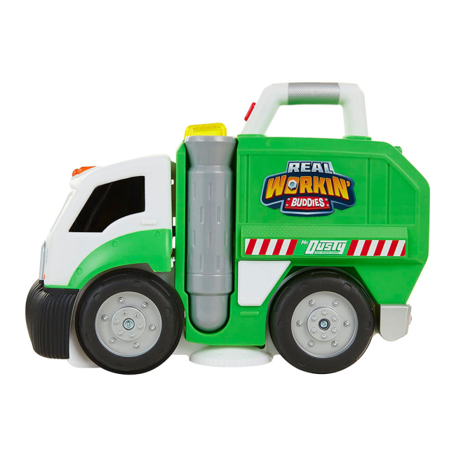 Машинки для малюків - Іграшкова машинка Сміттєвоз Дасті Jakks Pacific (74421)#2