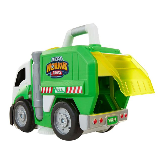 Машинки для малюків - Іграшкова машинка Сміттєвоз Дасті Jakks Pacific (74421)#3