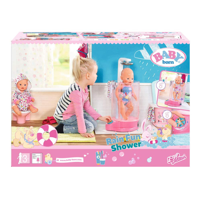 Мебель и домики - Душевая кабинка для куклы Baby Born Веселое купание автоматическая (823583)#10