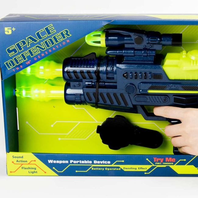 Лазерна зброя - Космічний бластер TopSky 36 см зі світловими і звуковими ефектами (242697)#3