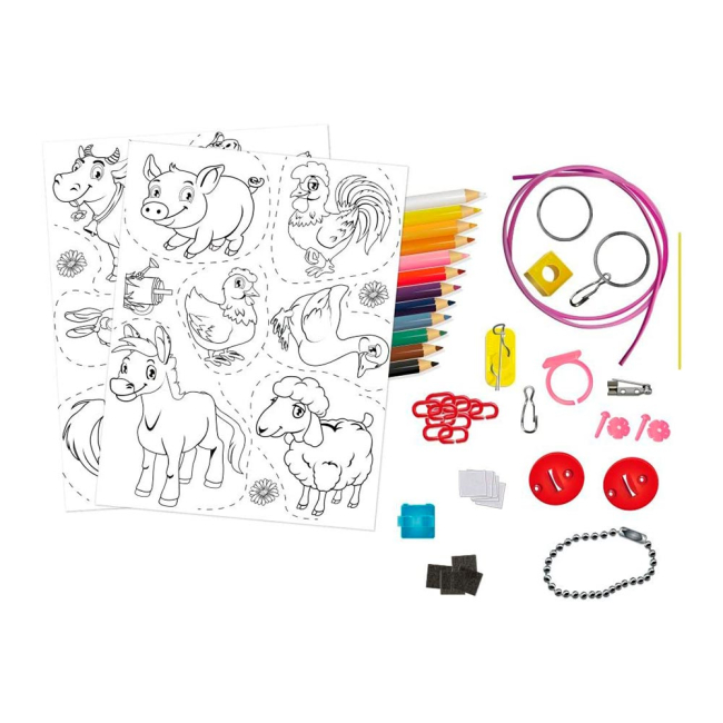 Наборы для творчества - Набор для создания брелков Shrinkles Ферма (WZ002) (WZ008)#2