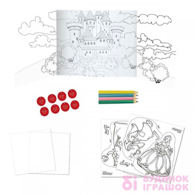 Наборы для творчества - Игровой набор мини Сказочные Принцессы Shrinkles (WZ055)#2